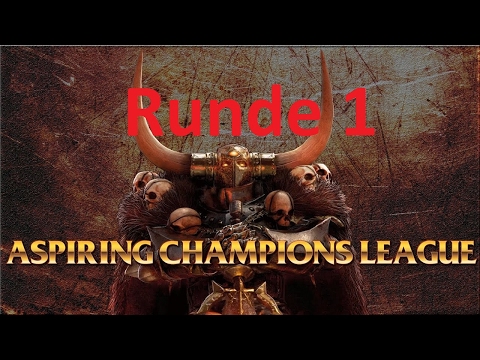 Aspiring Champions League Runde 1 - Vampierfürsten gegen Chaoskrieger - Total War Warhammer