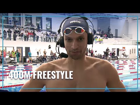 Marwan Aly Elkamash To Wall First in Men’s 400M Freestyle | 2022 TYR Pro Swim Series - Westmont IL