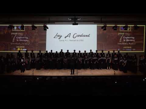 PSMT UNDIP - Lay a Garland (arr. Robert Lucas Pearsall) | 7th Engineering In Harmony 2018