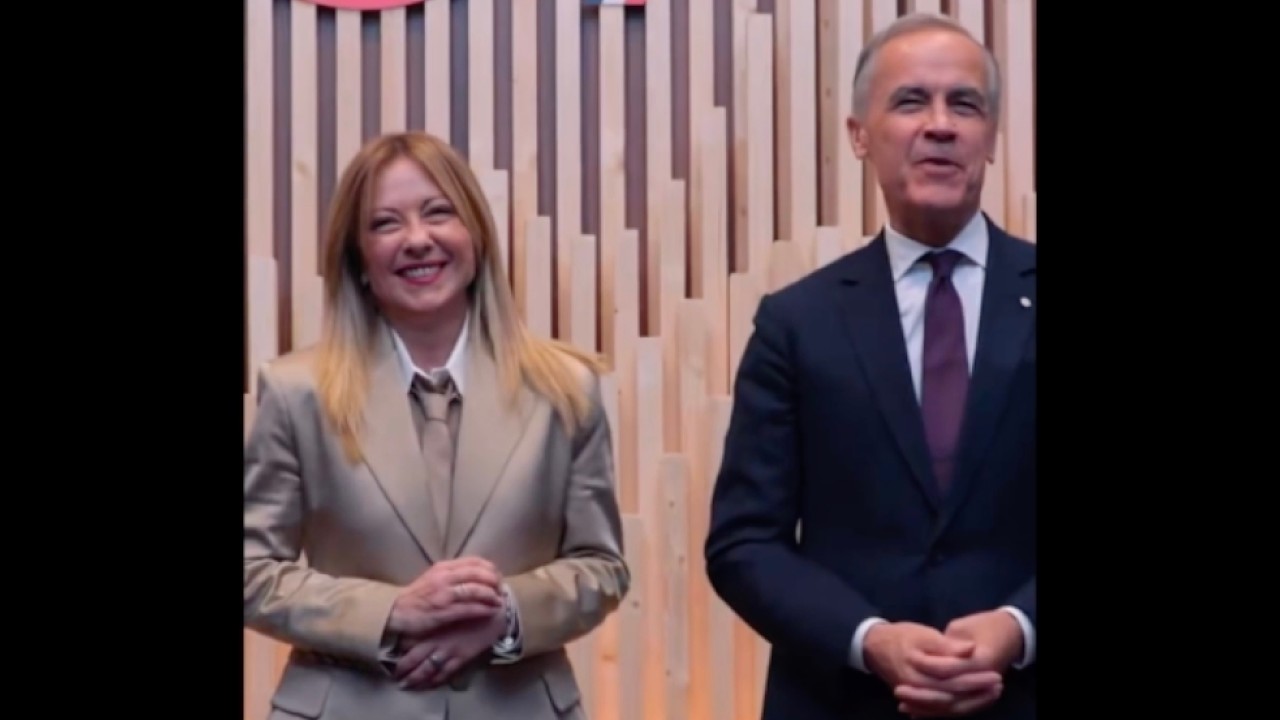 G7, GIORGIA MELONI A COLLOQUIO CON IL PRIMO MINISTRO DEL CANADA MARK CARNEY