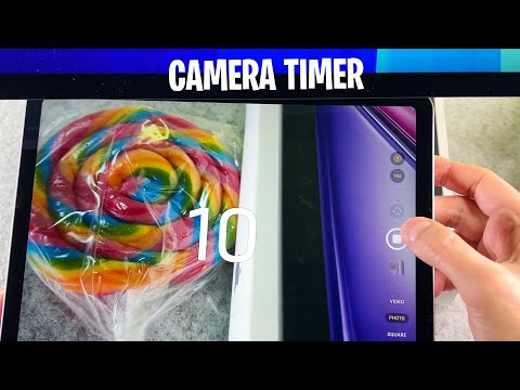 How to Set a Camera Timer on the iPad Air M1 M2 M3