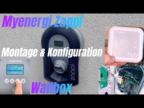 Myenergi Zappi Wallbox Montage & Konfiguration PV-Überschussladen