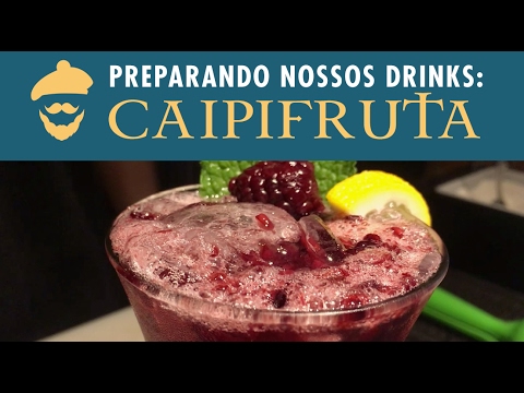 Preparando Nossos Drinks: CAIPIFRUTA DE AMORA