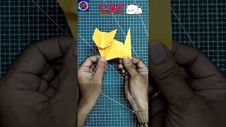 EASY ORIGAMI CAT TUTORIAL | HOW TO MAKE ORIGAMI CAT STEP BY STEP EASY FOLDING FOR BEGINNERS