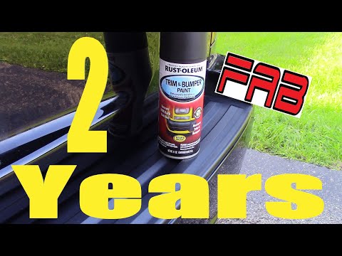 2 Year Update on Rust-Oleum Trim and Bumper Paint! Is it Still There?