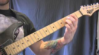 How To Play The Guitar Solo On Faith By George Michael - Faith Solo Lesson