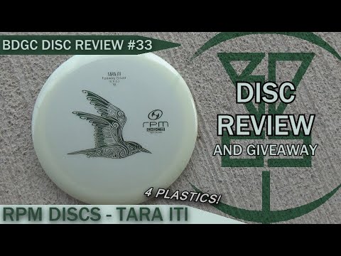 BDGC Disc Review #33: RPM Discs - Tara Iti (Giveaway ends ...