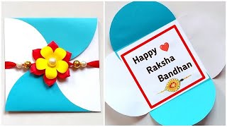 Happy Raksha Bandhan Card making ideas 2022 / How to make Raksha Bandhan Card at home easy