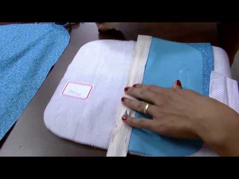 Mulher.com 23/04/2015 Juliana Barnabé - Kit higiene patchwork Parte 1/2