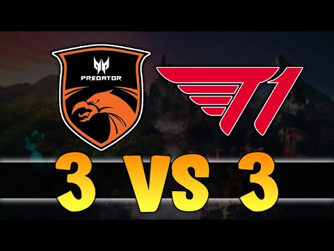 TNC vs T1 in pubs - 3 vs 3 - EPIC GAME! - 23savage MORPH Perspective DOTA 2