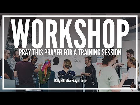 Prayer For Workshop | Opening Prayer For Training Sessions Video