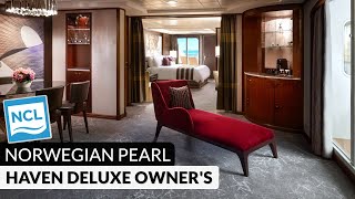 NCL Pearl | The Haven Deluxe Owner's Suite with Balcony Full Tour & Review 4K | Category H3