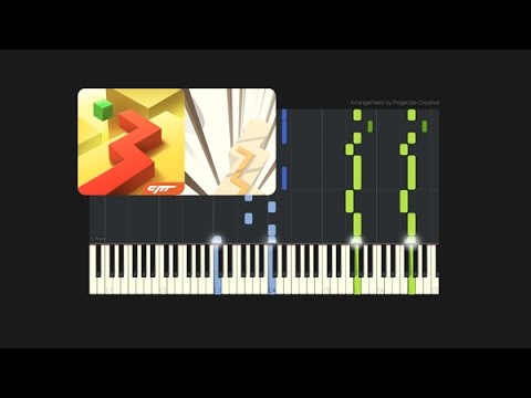 Dancing Line - The Piano // Custom Arrangement (Synthesia Tutorial + MIDI + PDF)