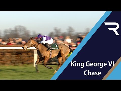 KICKING KING - final-fence drama and Santa near the line in the 2004 King George VI Chase!