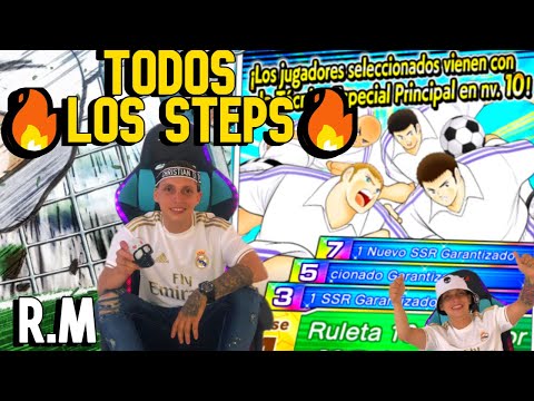 TODOS LOS STEPS GACHA REAL MADRID - Captain Tsubasa Dream Team