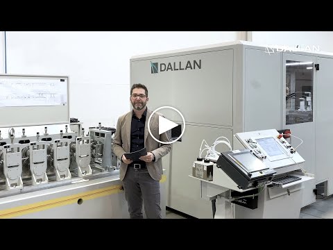 120 m/min stud and track automatic production machine: Dallan Coil to Pack system for drywall