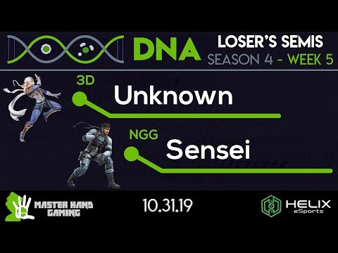 DNA S4:W5 - NGG | Sensei (Snake) Vs. MaverickHunter (Mega Man) - L Semifinals
