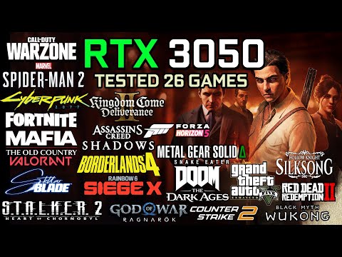RTX 3050 6GB : Test in 26 Games in 2025 - Gaming Test in 2025