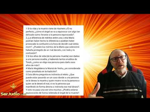 Resp. 6168 – El error del ángel de la muerte y María Magdalena la ligerita sexual