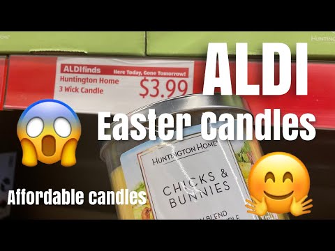 Aldi Huntington Home 2021 Easter Candles