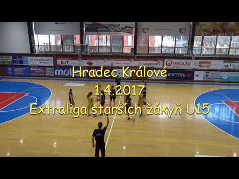 2017 0401 Basket U15 Extraliga U15 Sokol Hradec Králové - HB Basket Praha