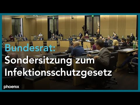 Bundesrat: 996. Sitzung (Sondersitzung) zum Infektionsschutzgesetz