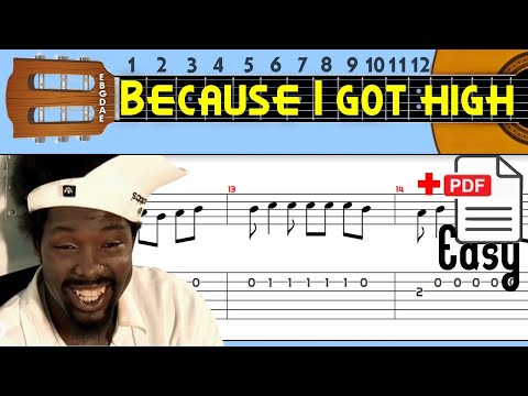 Afroman - Because i got high (Intro Loop) Guitar Tab Afroman - Because i got high (Intro Loop) Guitar Tab