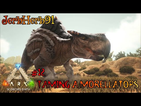 Taming a Morellatops! || Ark: Survival Evolved Scorched Earth #12