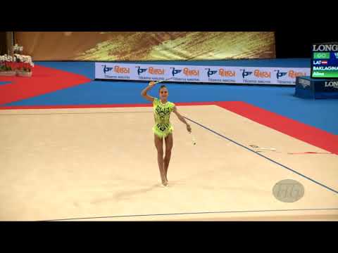 BAKLAGINA Alina (LAT) - 2018 Rhythmic Worlds, Sofia (BUL) - Qualifications Clubs