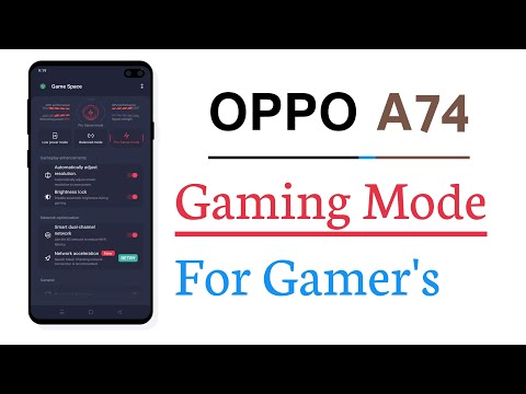 OPPO A74 Gaming Mode For Gamer's Advance Game Play