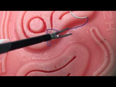 Laparoskopia - wiązanie techniką "Hold Needle"