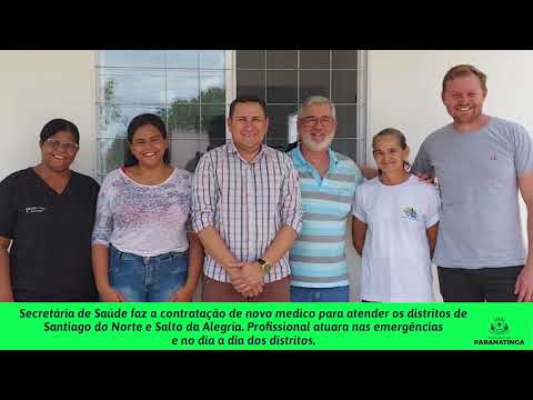 Secretária de Saúde faz a contratação de novo medico para atender os distritos de Santiago do Norte e Salto da Alegria, profissional atuara