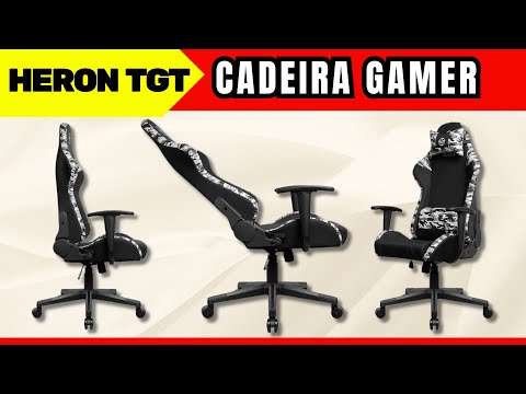 Cadeira Gamer TGT Heron ❗CADEIRA GAMER BARATA❗ Cadeira Gamer TGT| Cadeira Gamer Preta de Tecido