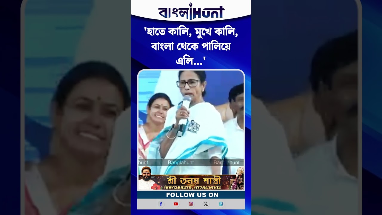 'হাতে কালি, মুখে কালি, বাংলা থেকে পালিয়ে এলি...' কোন প্রসঙ্গে এমন মন্তব্য মমতার
