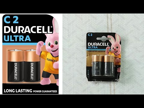 Duracell Ultra Alkaline C 2 Batteries#indiaunboxed
