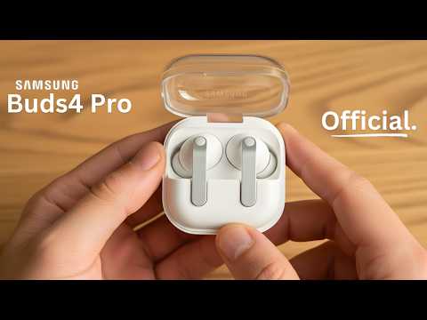 Samsung Galaxy Buds 4 Pro - World's Official Look Revealed!