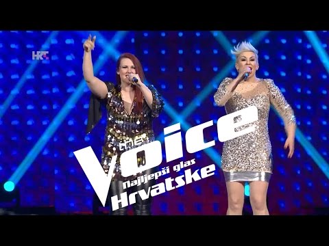 Ruža i Indira: "Let's Get Loud" - The Voice of Croatia - Season2 - Live4