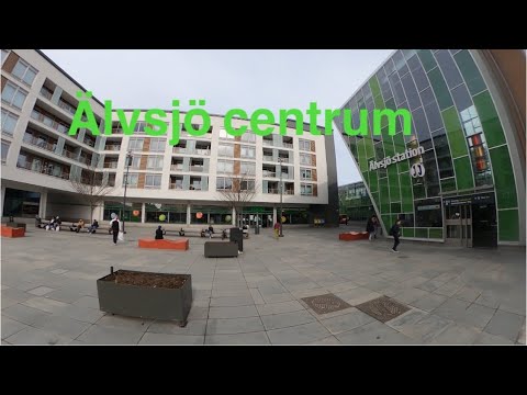 Älvsjö centrum Stockholm,Älvsjö station Stockholm