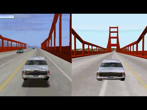 Driver Games (PS1) vs Open Driver (PC) | City, Performance & Render Distance Comparison
