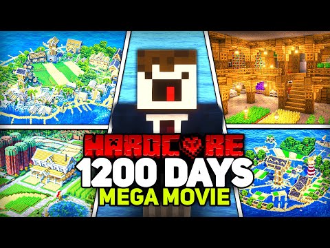 I Survived 100 Days in Minecraft MEGA MOVIE [1200 DAYS TOTAL]