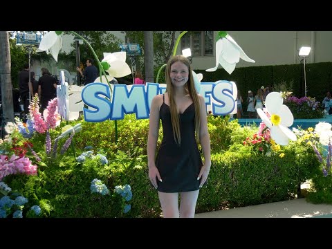 Salish Matter at the Smurfs premiere in Los Angeles