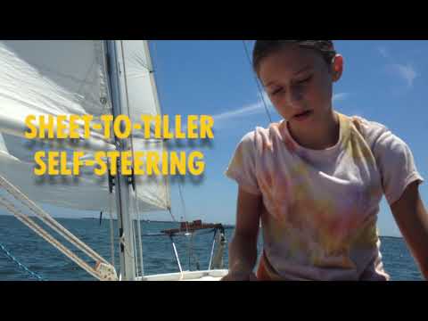 Self Steering Sheet to Tiller for Sailboats