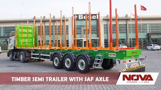 Miškovežio puspriekabės Nova New - Timber Transport Semi Trailer - 2025 - Domex Bunks pardavimas - Vaizdas 4 | Autoline LT Naujas miškovežio puspriekabė Nova New - Timber Transport Semi Trailer - 2025 - Domex Bunks | Vaizdas 4 - Autoline