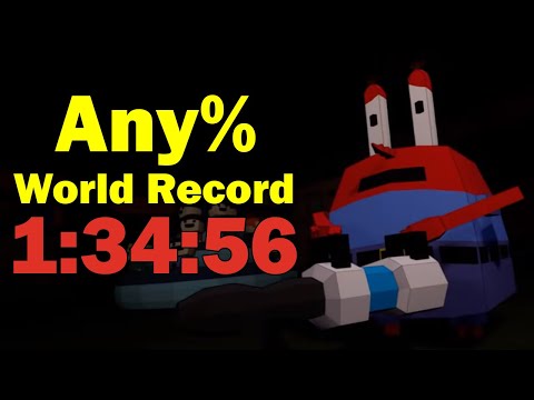 Around the Clock at Bikini Bottom Any% Speedrun in 1:34:56