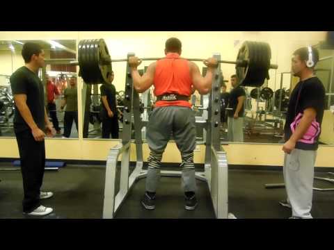 525x8 easy squat @ 249 bw