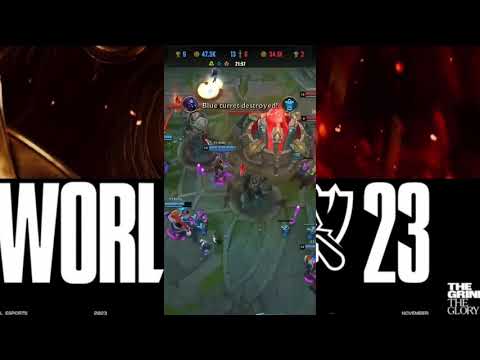 T1 vs C9 Worlds 2023 Swiss Stage Day 4 #leagueoflegends #lol #foryou