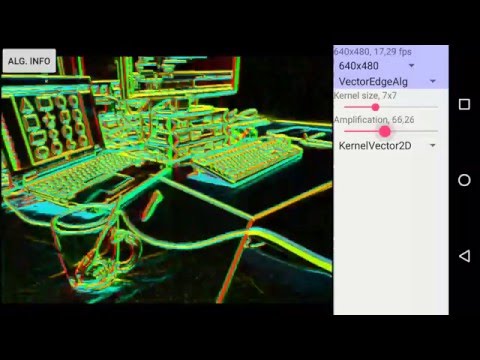 Vector based edge detection video
