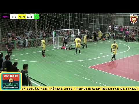 MELHORES MOMENTOS POP'S FUTSAL (POPULINA/SP) 5 X 1 APARECIDA DO TABOADO/MS