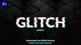 Glitch Effect Premiere Pro | Download Free Glitch Transitions