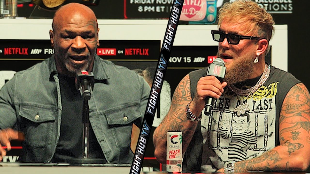 Mike Tyson vs Jake Paul • Final Press Conference & Face Off Video highlights